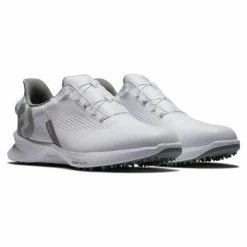 FootJoy Fuel BOA Golf Shoe Mens UK 7 Medium White/Grey -Golf Shoes Shop 137793 1641559645