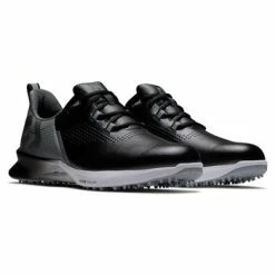 FootJoy Fuel Golf Shoe - Black/Charcoal/Silver Mens Medium UK 11 Black -Golf Shoes Shop 5 12 1