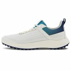 Ecco Core Golf Shoes -Golf Shoes Shop Ecco Core Golf Shoes White Blue Depths Caribbean 3