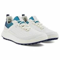 Ecco Core Golf Shoes -Golf Shoes Shop Ecco Core Golf Shoes White Blue Depths Caribbean 5