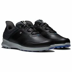 FootJoy FJ Stratos 50078 Golf Shoes -Golf Shoes Shop FootJoy FJ Stratos 50078 Golf Shoes Black Forged Iron Red Mirage Gray 3