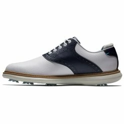 FootJoy FJ Traditions 57899 Golf Shoes -Golf Shoes Shop FootJoy FJ Traditions Shoes White Navy 4