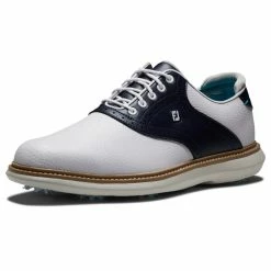 FootJoy FJ Traditions 57899 Golf Shoes -Golf Shoes Shop FootJoy FJ Traditions Shoes White Navy 5