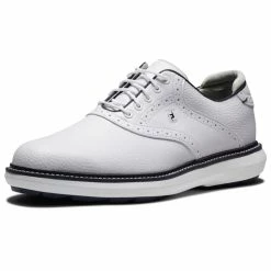 FootJoy FJ Traditions Spikeless 57927 Golf Shoes -Golf Shoes Shop FootJoy FJ Traditions Spikeless Shoes White Navy 5
