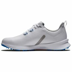 FootJoy Fuel 55440 Golf Shoes -Golf Shoes Shop FootJoy Fuel Golf Shoes White White Blue 3