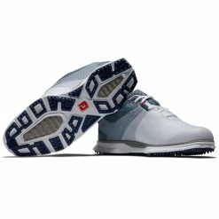 FootJoy Pro SL Sport 53854 Golf Shoes -Golf Shoes Shop FootJoy Pro SL Sport Golf Shoes White Blue Fog Navy 6