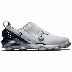 FootJoy Tour Alpha Double BOA 55508 Golf Shoes -Golf Shoes Shop FootJoy Tour Alpha Double BOA Golf Shoes White Navy Charcoal 1 1