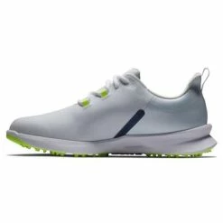 FootJoy Fuel Sport Golf Shoes - White/Navy/Green Mens Medium UK 7 White -Golf Shoes Shop Fuel Sport Golf Shoes White Navy Green 2 2