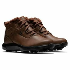 FootJoy Ladies Golf Boots Ladies Wide UK 4.5 Brown -Golf Shoes Shop Ladies Winter Golf Boots brown 4