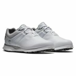 FootJoy Pro SL Women's Golf Shoe Ladies UK 4 Medium White/Grey -Golf Shoes Shop Pro SL Womens Golf Shoe white grey 4 2