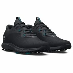 Underarmour Under Armour Charged Draw 2 Golf Shoes 6 Underarmour Under Armour Charged Draw 2 Golf Shoes -Golf Shoes Shop Under Armour Charged Draw 2 Golf Shoes Black Black Steel 3