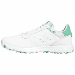 Adidas S2G SL Leather Golf Shoes -Golf Shoes Shop adidas S2G SL 23 Shoes White Grey One Court Green 3