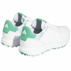 Adidas S2G SL Leather Golf Shoes -Golf Shoes Shop adidas S2G SL 23 Shoes White Grey One Court Green 5